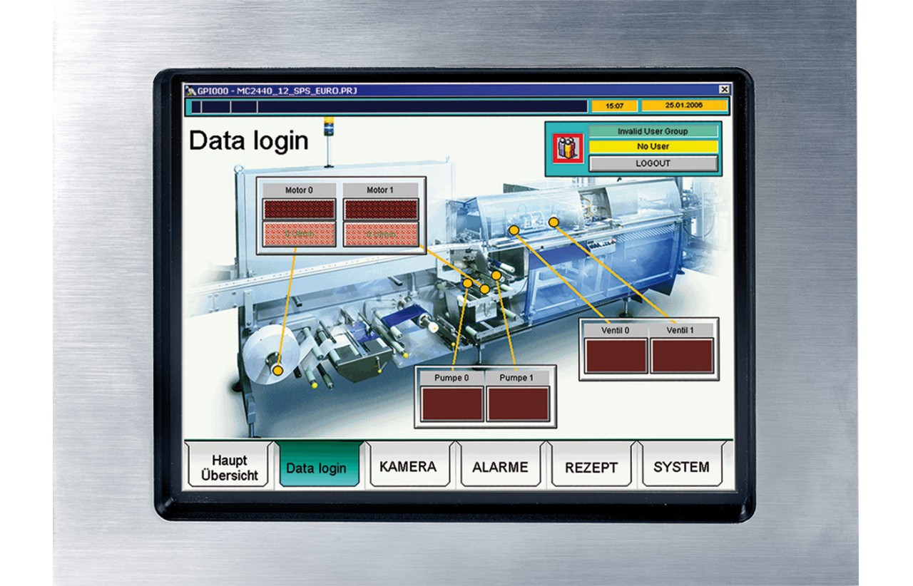 Dual scan LCD monitor