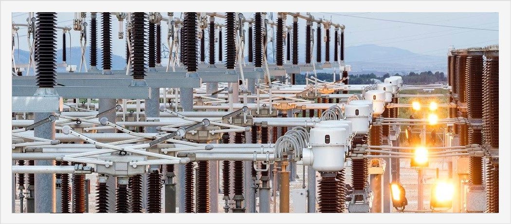 electrical substation - circuit breakers